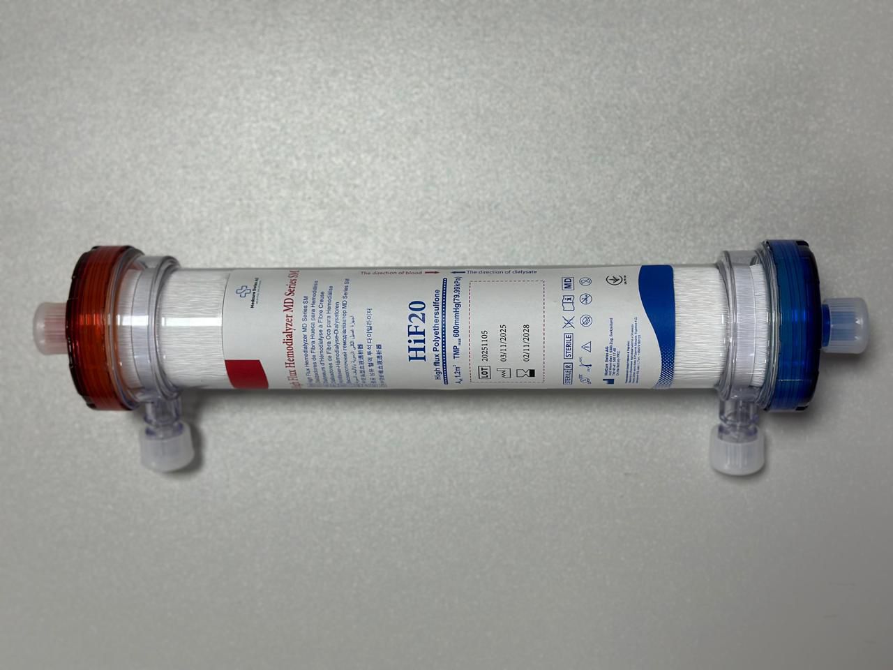 Високопоточний гемодіалізатор MD Series SM HiF20